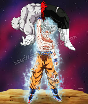 Migatte no Gokui Son Goku vs Jiren