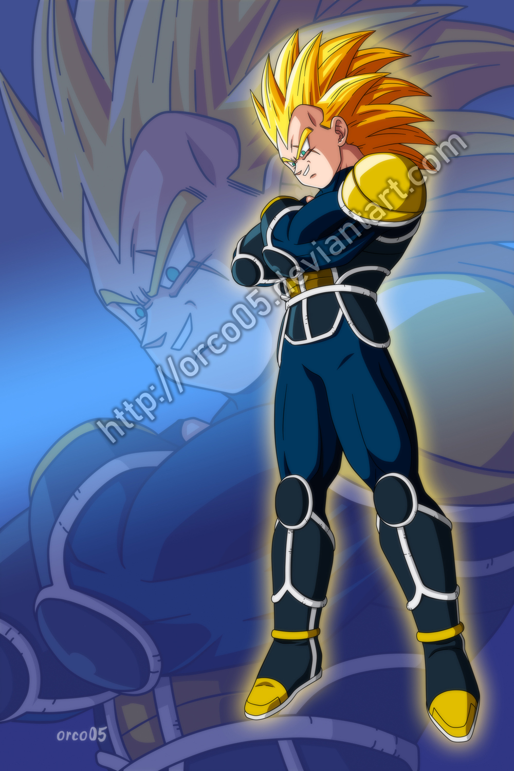 Rigor Ssj5  Dragon ball art, Anime dragon ball, Anime dragon ball super