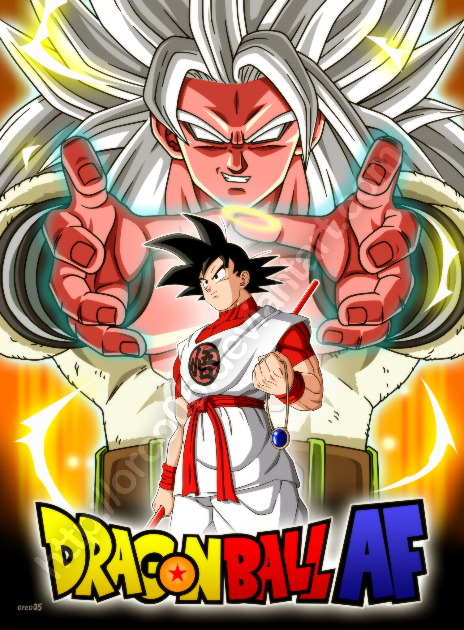 Dragon Ball Limit-F on X: Pôster clássico Dragon Ball Z Saga Majin Boo   / X