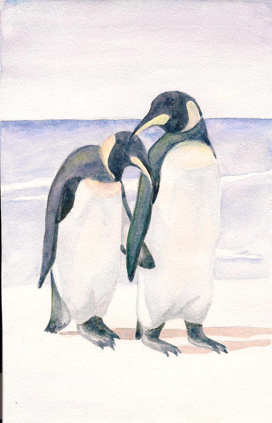 Penguin Couple by NunaChan on DeviantArt
