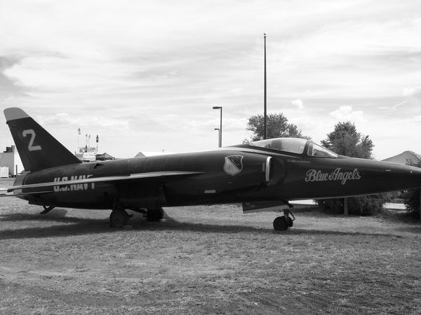 Blue Angel 1 Black and White