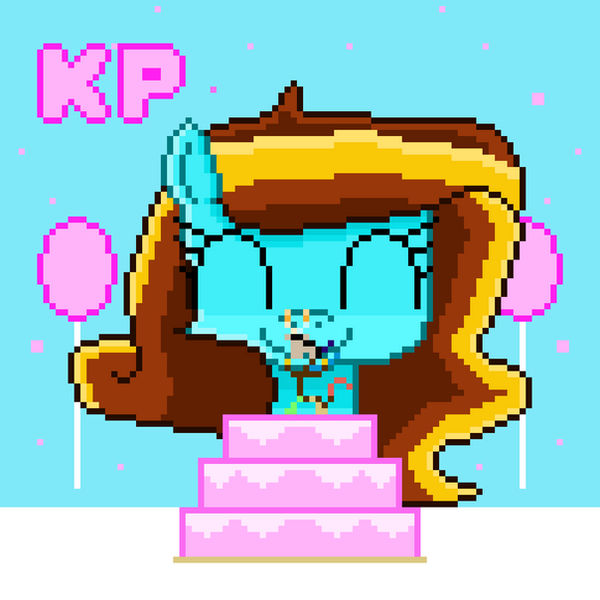 Happpy Birthday ILoveKimPossibleAlot (pixel art)