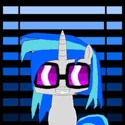 The Dubstep Queen DJ PON3 (pixel art)