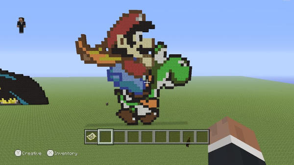 Mario and Yoshi (Minecraft)