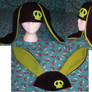 Lime Skull Bunny Hat