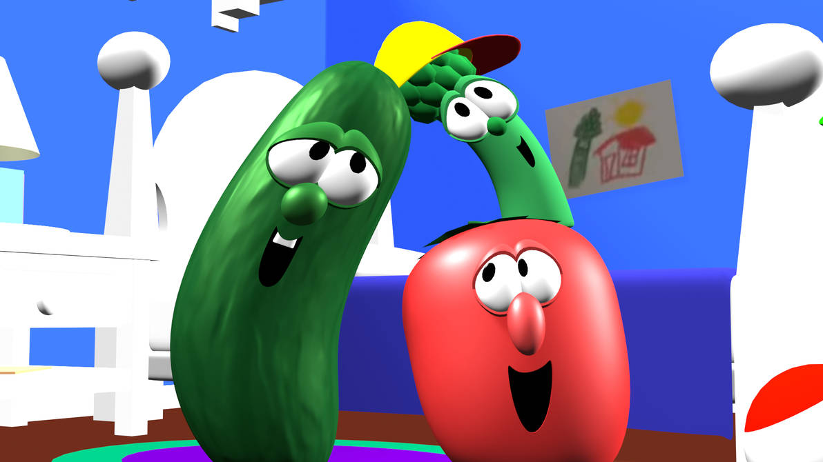 And Larry Bob And Larry Singing With Junior Render by Levistah0909 on DeviantArt