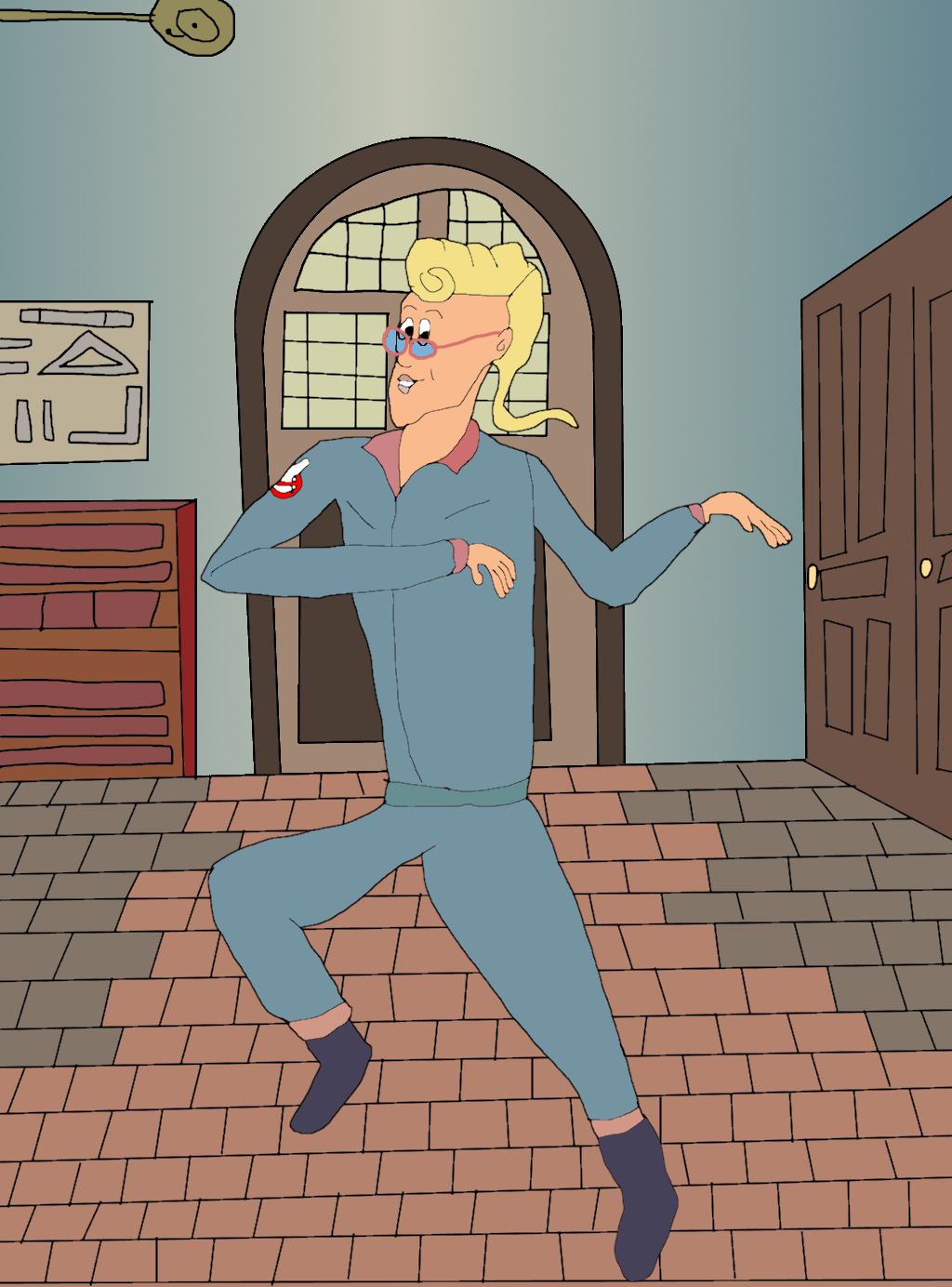 Egon dancing