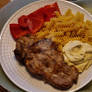 Tenderloin and pasta