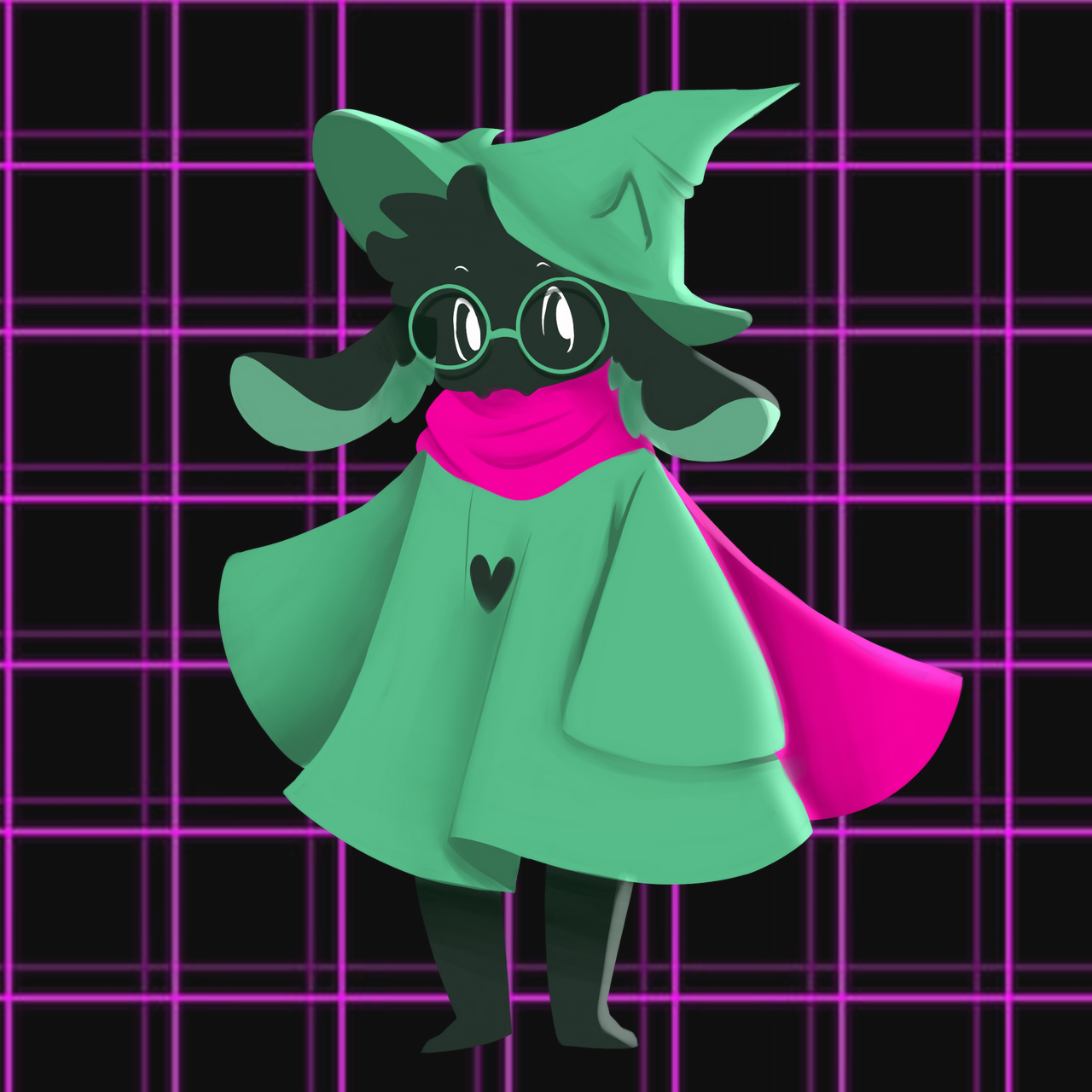 Watermelon Ralsei ralsei!! by Mika-Scribbles on DeviantArt