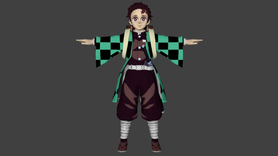 3D file Tanjiro - Kimetsu no Yaiba・3D printable model to download