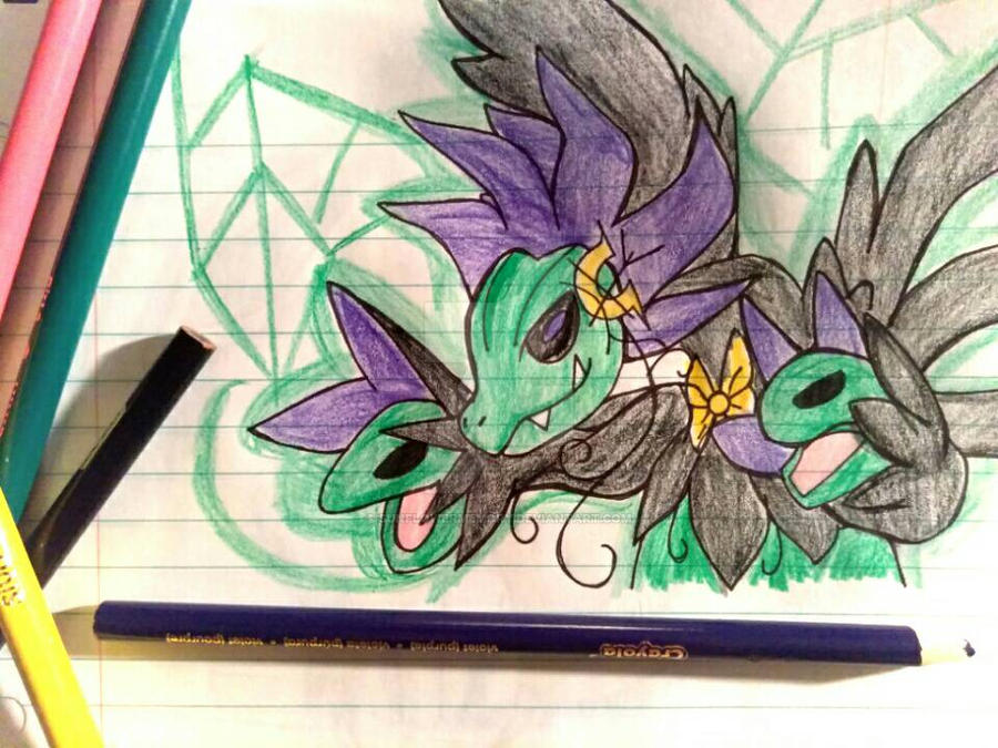 Shiny Hydreigon By SunFlowerMemory On DeviantArt shiny-hydreigon-by-sunflowermemory-on-deviantart