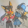 Klonoa and Guntz ( Last month drawing)