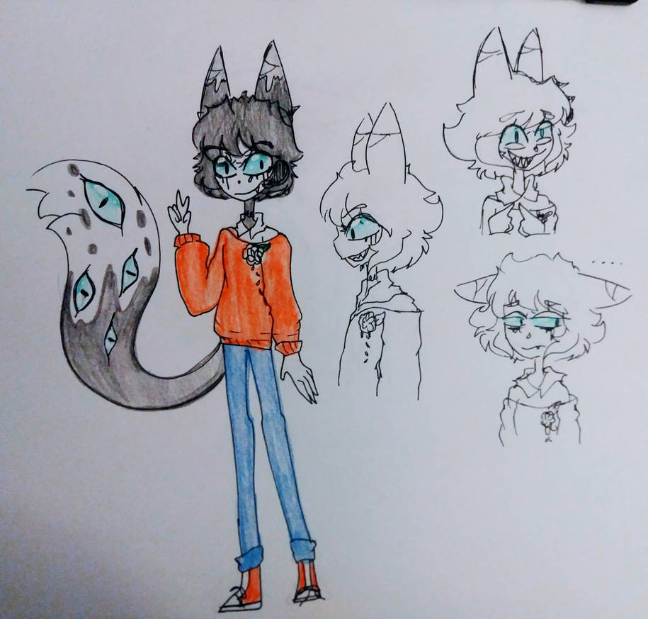 Ash (Demon Cat) by SunFlowerMemory on DeviantArt