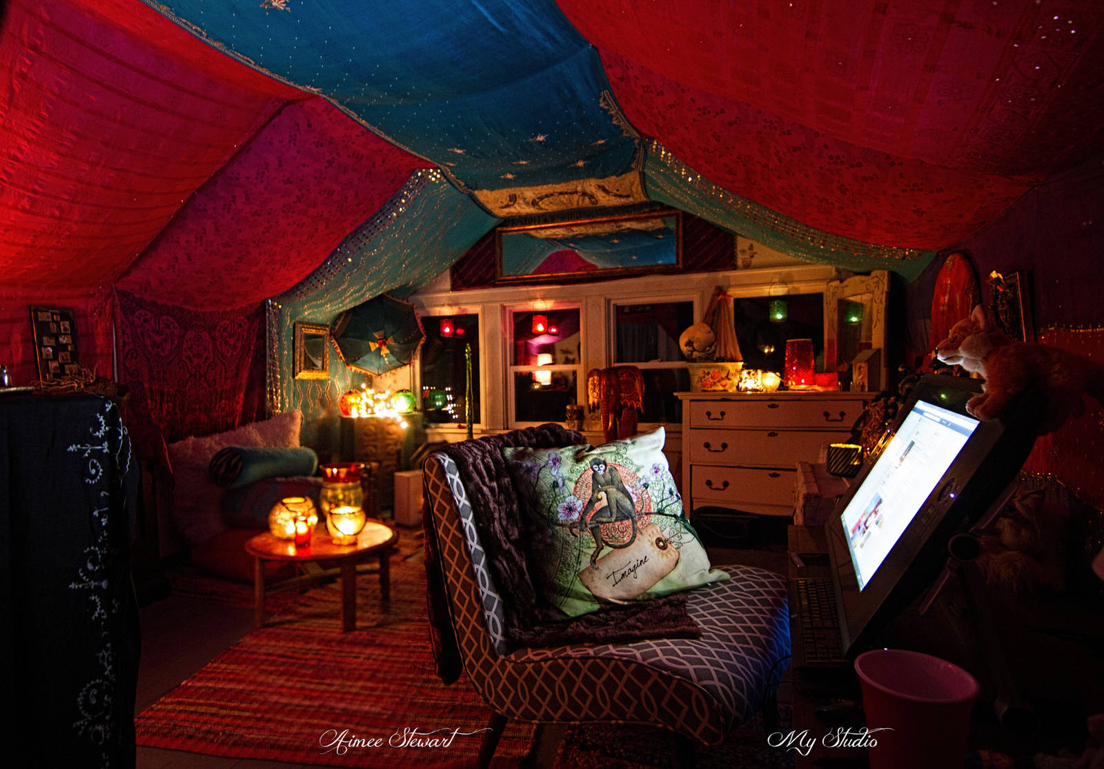 Inside my studio... by Foxfires