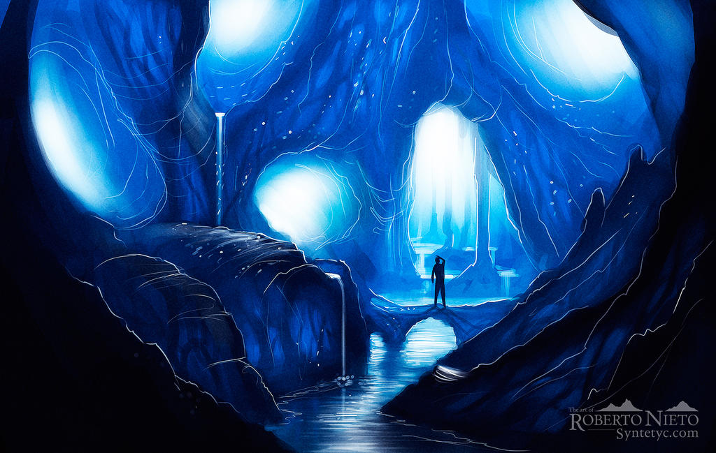 Ice cave - speedpaint