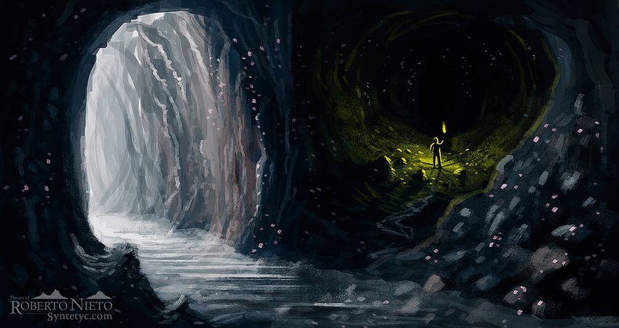 The great cave by Syntetyc
