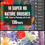10 Super HD Nature Brushes (PS CS5, CS6)