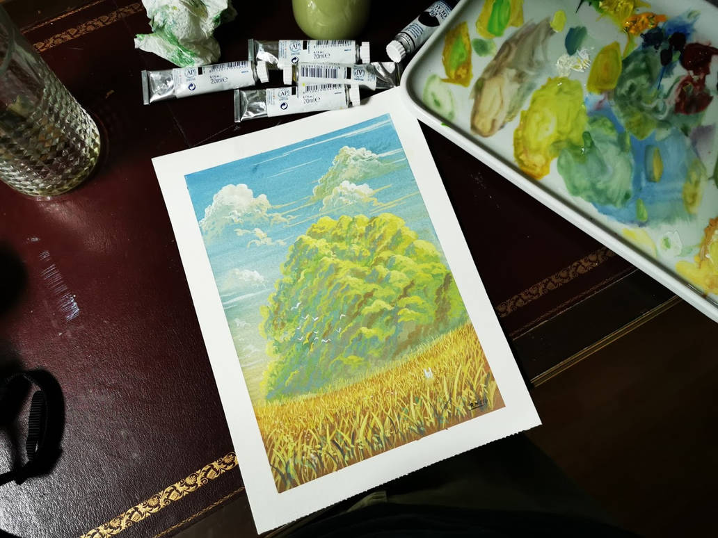 Gouache Chibi tree by Syntetyc on DeviantArt