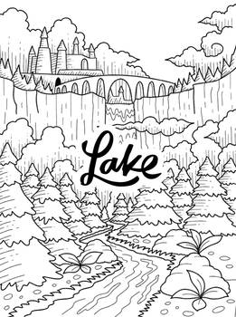 Lake app coloring book