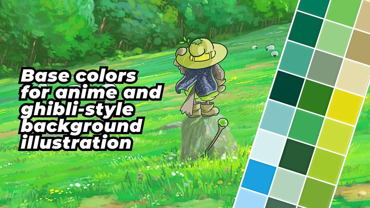 Anime Background Color Anime and Ghibli-Style Color Palette 2.0 FREE by Syntetyc on DeviantArt