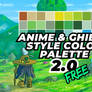 Anime and Ghibli-Style Color Palette 2.0 FREE
