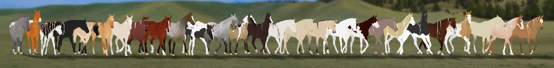 The mare herd by AniaJag The mare herd by AniaJag