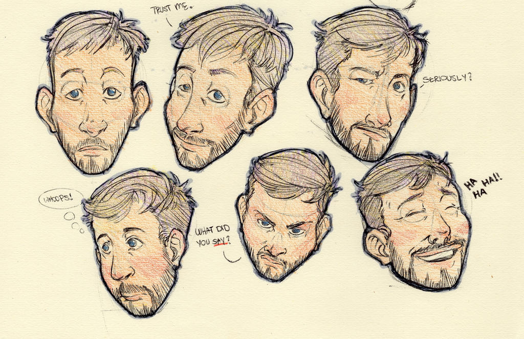 Practicing Facial Expressions By Kevin Allen On Deviantart Practicing Facial Expressions By Kevin Allen On Deviantart