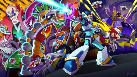Mega Man X (Mega Poster) 2022 Version