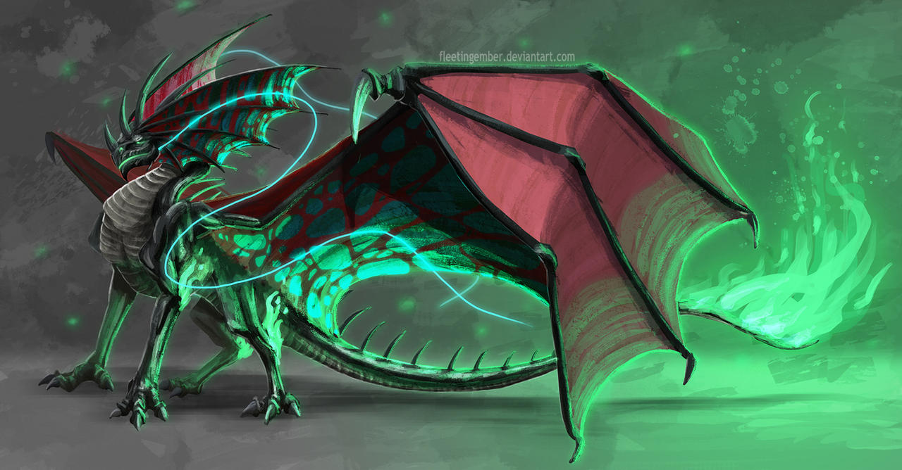 After The Abyss Dragon Woke Up Abyss Spirit Dragon by FleetingEmber on DeviantArt