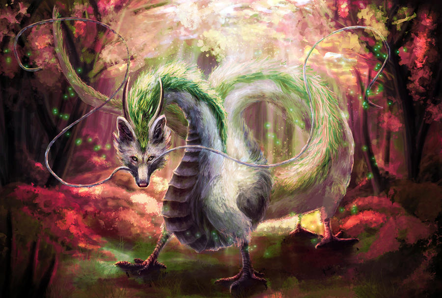 Магические звери 1. Лесной дракон Эш. Лесной дракон Эш арт. Волшебные звери.