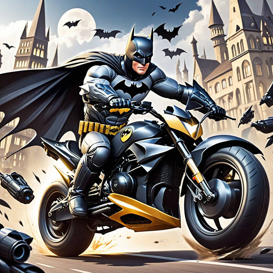 Batman Riding Bmw Batman Riding A Bike by drozilmitch on DeviantArt