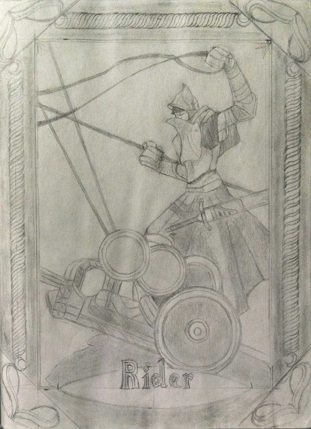 Fate Class Cards Rider Fate - Rider Class Card by FinalDarkHunter on DeviantArt