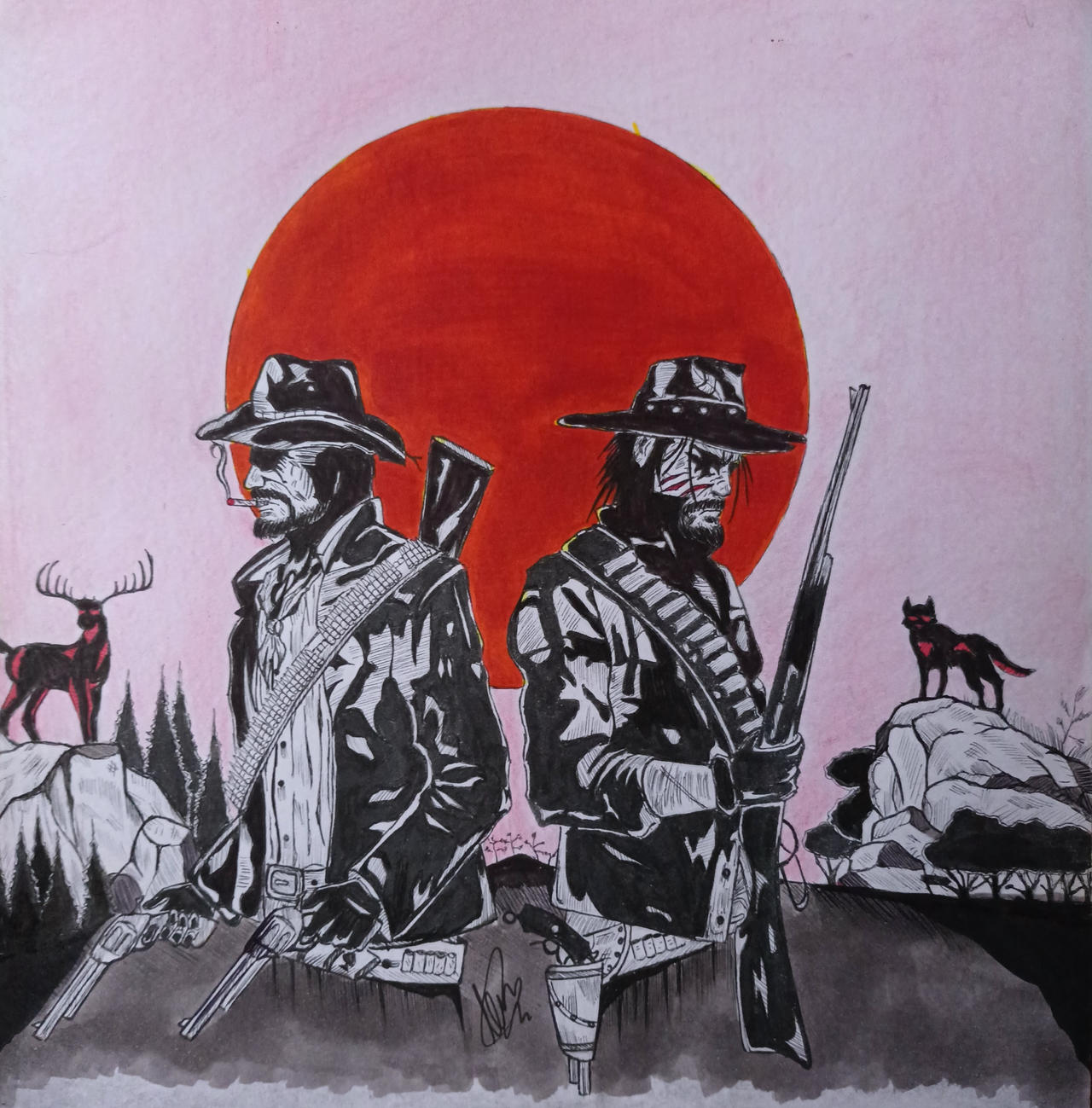 Deviantart Rdf Red Dead Redemption by FinalDarkHunter on DeviantArt
