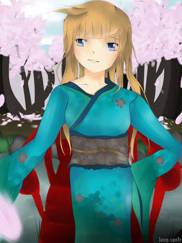 Manga Girl in Kimono ~