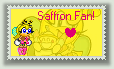 Saffron fan stamp