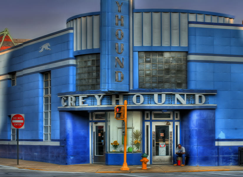 Greyhound Art Deco