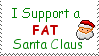 Support Fat Santa Stamp