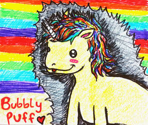 Bubbly Puff the Unicorn