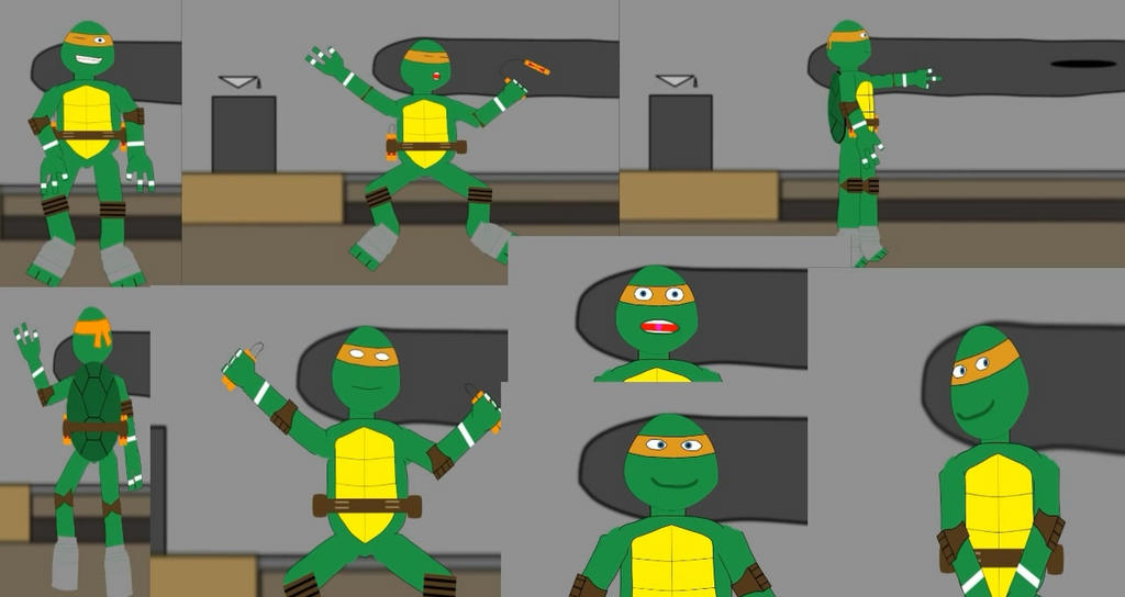 Tmnt Mikey rig by Ahmed0Elgamal on DeviantArt
