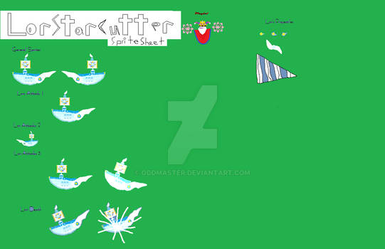 Lor Starcutter Sprite Sheet