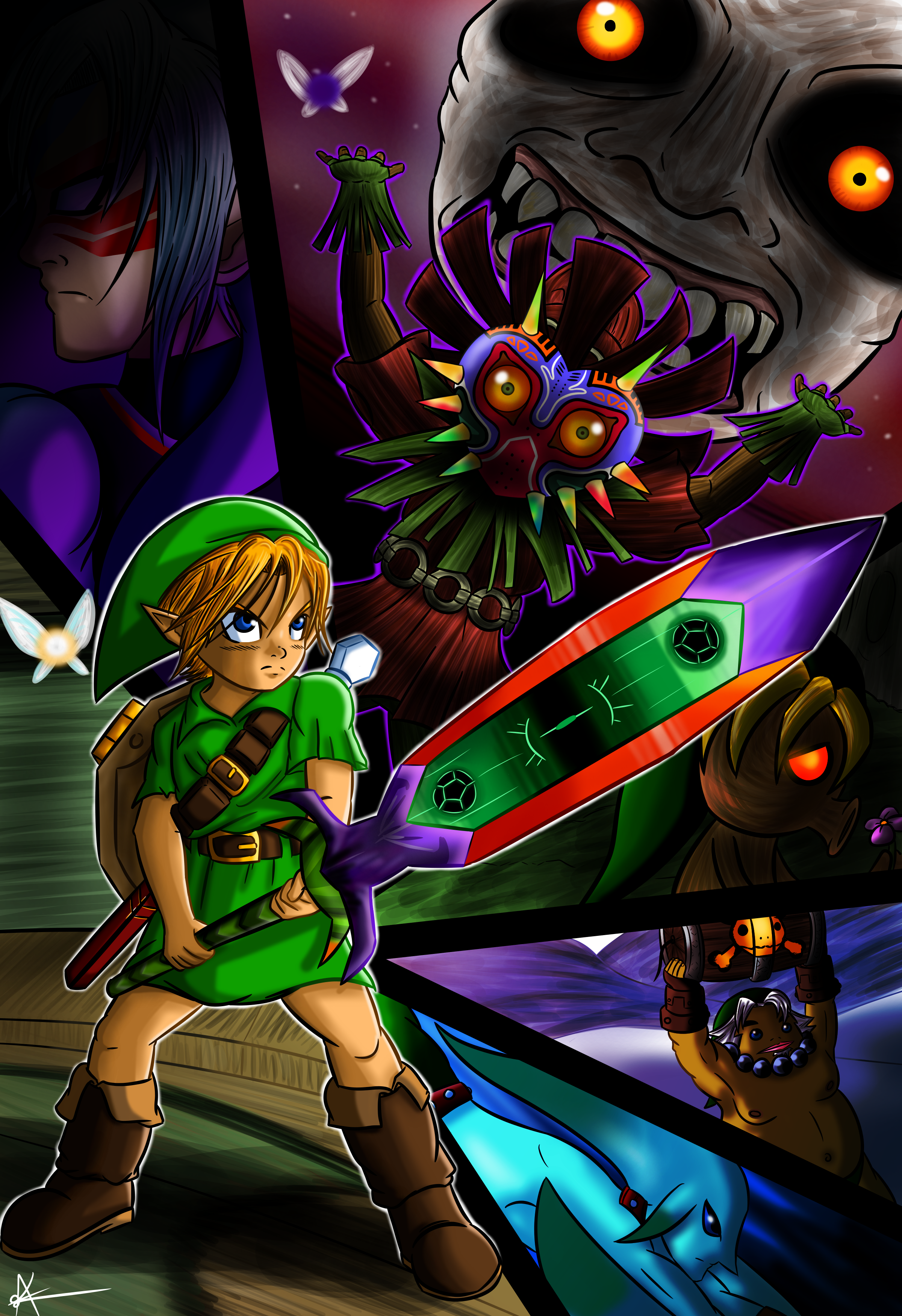 Majora's Mask Link - Discord Icon by OlivierGirard64 on DeviantArt