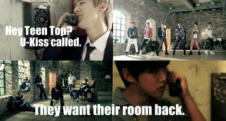 U-Kiss want their room back.