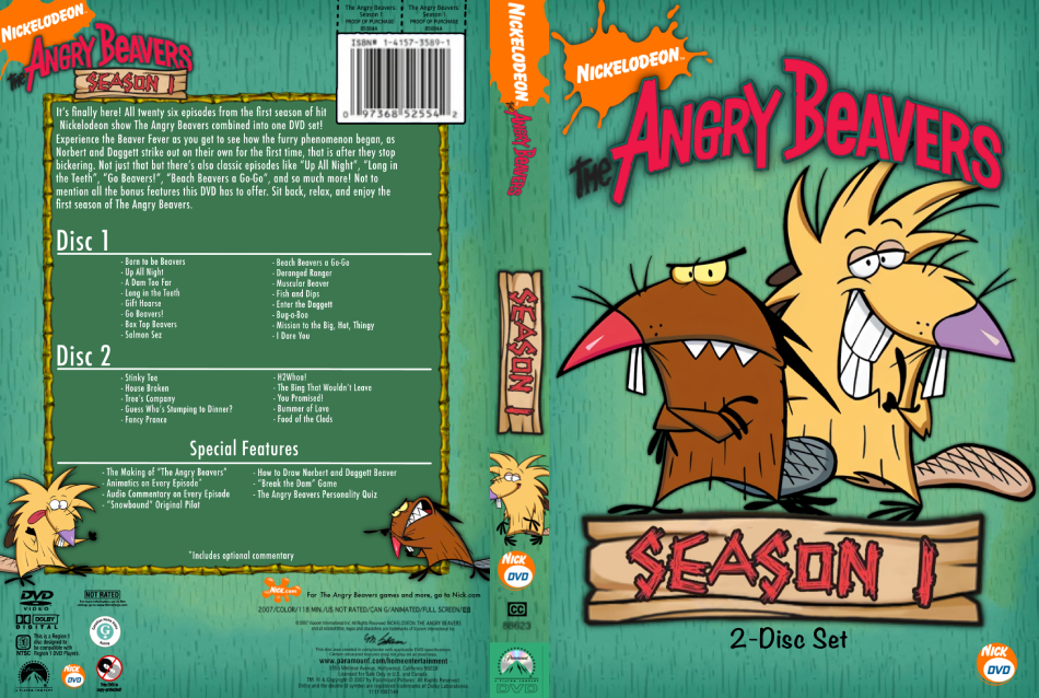 The Angry Beavers: Season 1 by KingoftheJungle1988 on DeviantArt