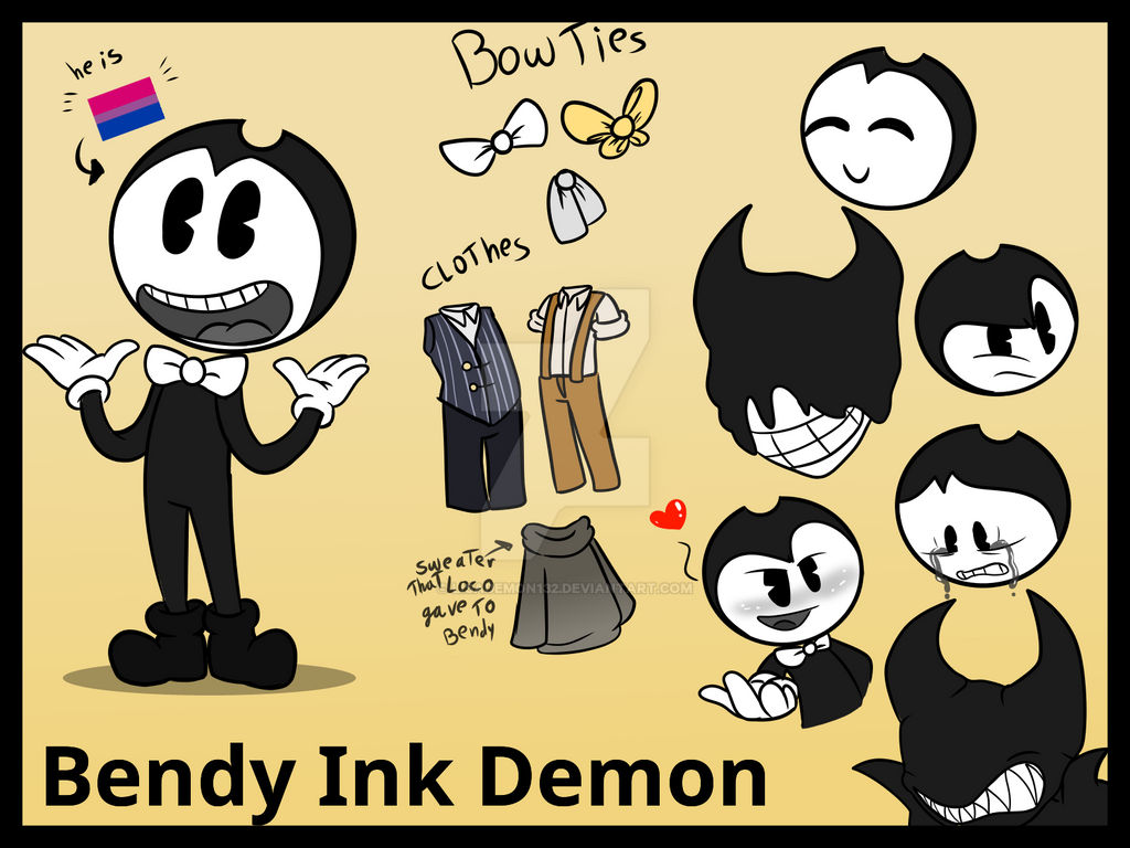 Kid's Bendy and the Ink Machine Ink-Demon Half Mask