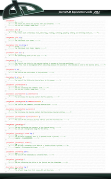 deviantART Journal CSS Explanation