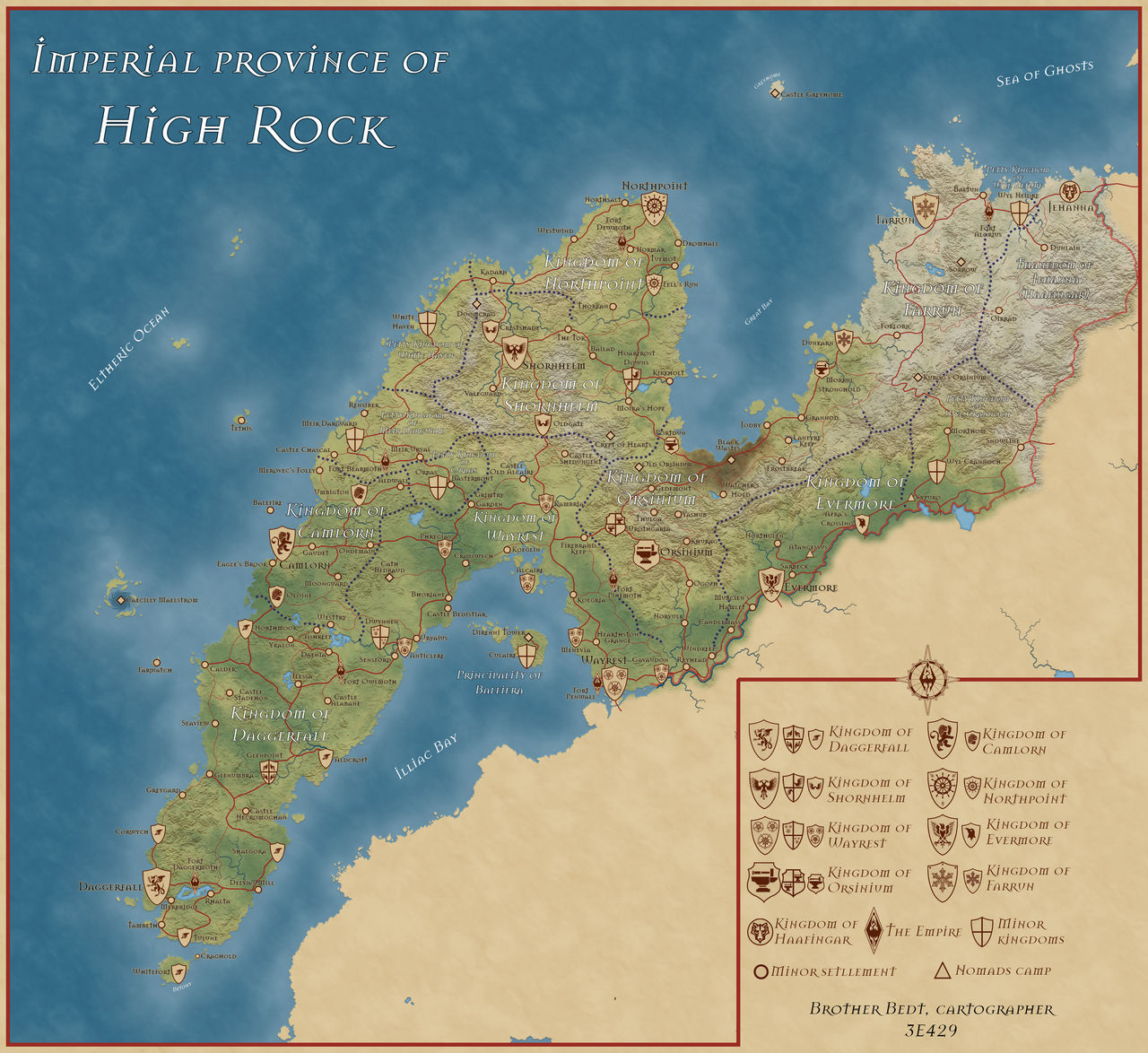 Atlas Tamrielica: Part 1-HighRock by Barmaglott93 on DeviantArt