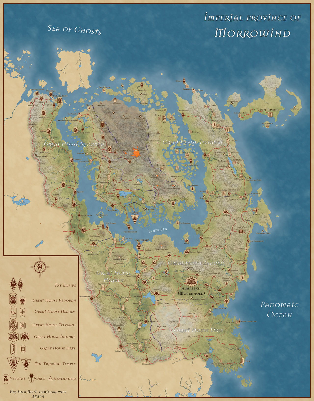 Atlas Tamrielica: Part 2- Morrowind by Barmaglott93 on DeviantArt