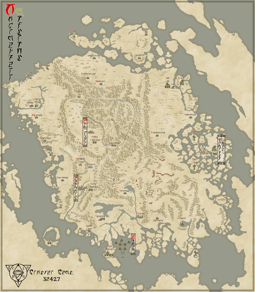 Dunmeric map of Vvardenfell by Barmaglott93 on DeviantArt