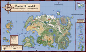 Map of Empire of Tamriel and Yokuda