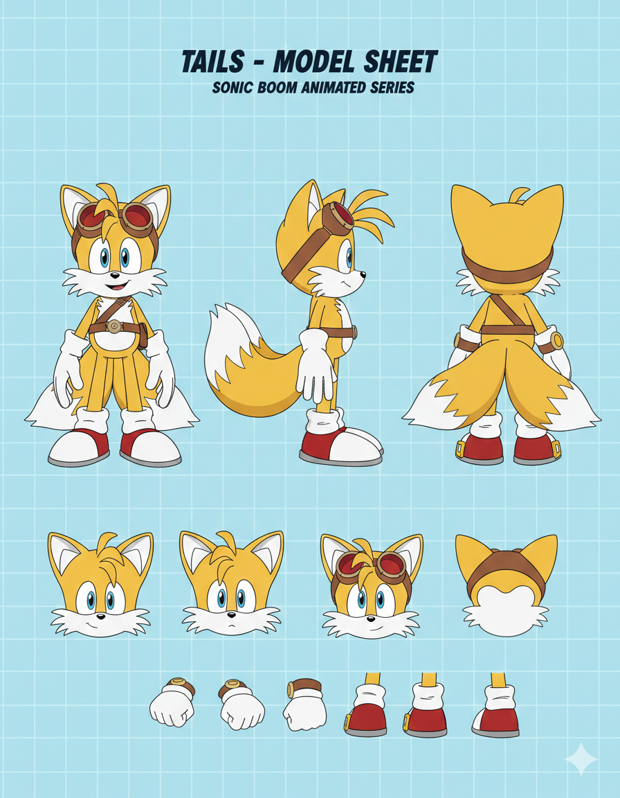 Sonic R Tails Inner Ear Model Model sheet IA Tails Sonic by Jmsg1994 on DeviantArt